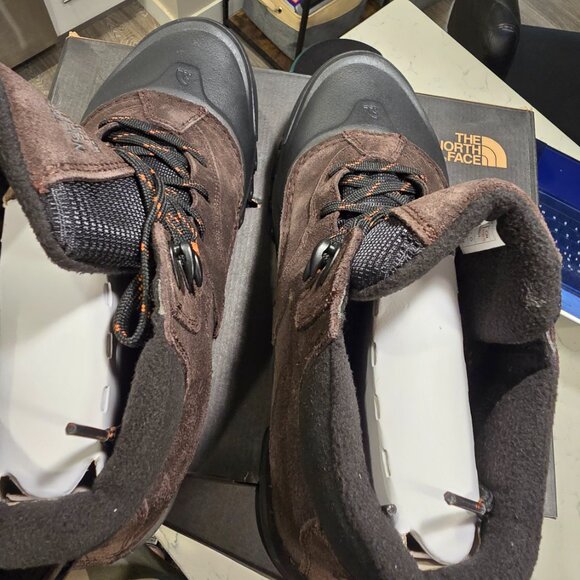 The North Face Men's Snowfuse Boot Boots Size 10.5 Coffee Brown / TNF Black NEW - Picture 8 of 10